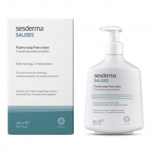 Crema pentru curatarea tenului gras Sesderma Salises, 300 ml