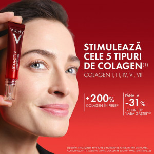 Crema cu efect antirid pentru conturul ochilor Vichy Liftactiv Collagen Specialist, 15ml