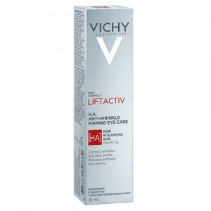 Crema pentru ochi cu efect antirid si fermitate Liftactiv HA, 15 ml, Vichy