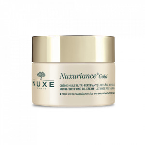 Crema-ulei de fata, Nuxe Nuxuriance Gold Nutri-fortifying Oil Cream, 50 ml