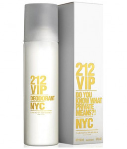 Deo Spray Carolina Herrera 212 Vip, Femei, 150 ml