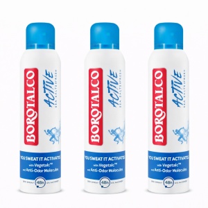 Deodorant spray antiperspirant Active Sea Salts, 150 ml, Borotalco