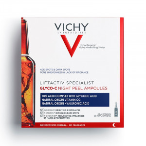 Fiole pentru exfoliere nocturnă Liftactiv Specialist Glyco-C, Vichy