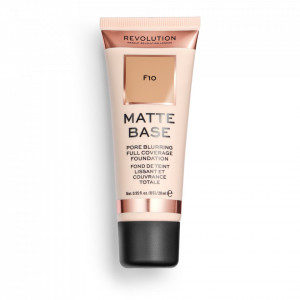 Makeup Revolution, REVOLUTION, Vegan, Matte Finish, Liquid Foundation, F 10, 28 ml