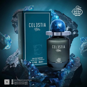 Fragrance World Celestia Blu, Apa de Parfum, Barbati, 80 ml