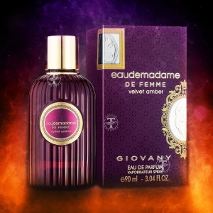 Fragrance World Eaudemadame De Femme Velvet Amber, Apa de Parfum, Femei, 100 ml
