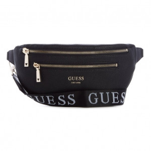 Geanta belt bag Guess, Model Vikky neagra - Img 5