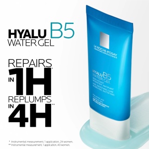 Gel apos cu acid hialuronic si efect antirid pentru tenul mixt Hyalu B5, 40 ml, La Roche-Posay