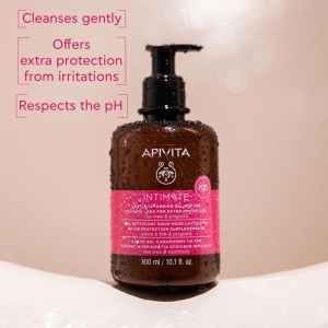 Gel cu aloe si propolis pentru igiena intima zilnica Intimate Care Apivita, 300 ml - Img 5