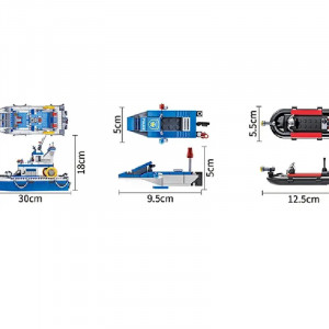 Joc Constructie STEM tip Lego SWAT 480 piese 6