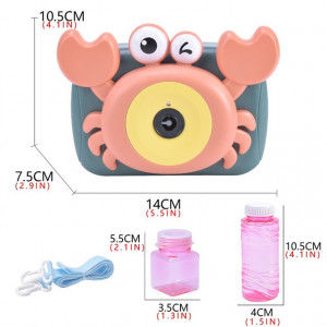 Jucarie interactiva de facut baloane - camera foto Crab