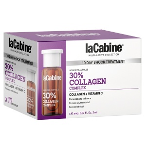 La Cabine Fiole cu Colagen și Vitamina C pentru Fermitate Advanced 30% Collagen Complex, 10 x 2 ml