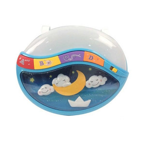 Lampa de veghe Albastra Little Angel cu muzica si lumini relaxante