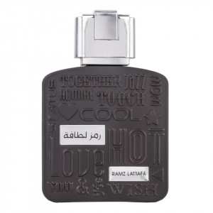 Apa de Parfum Lattafa, Ramz Silver Edition, Barbati, 30 ml