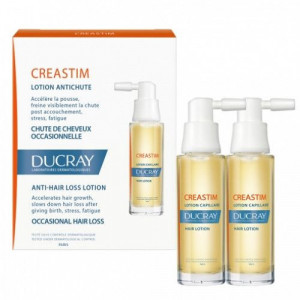 Lotiune impotriva caderii parului Ducray Creastim, 2 x 30 ml, Ducray