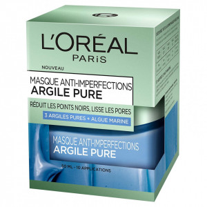 Masca anti-pete L`Oreal Masque Anti-Imperfections Argile Pure 50 Ml