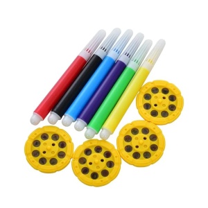 Masuta pentru Desen si Pictura cu Proiector – Set Creativ pentru Copii, Bleumarin