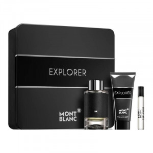 Mont Blanc Explorer, Barbati, Apa de Parfum, 100 ml Apa de Parfum + 100 ml Gel de dus + 7,5 ml Apa de Parfum