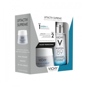 Pachet Vichy Liftactiv supreme ten normal- mixt 50ml + Gel booster mineral 89 50ml