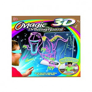 Plansa de desen magic 3D cu ochelari