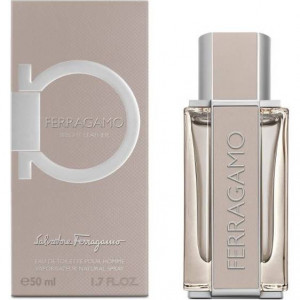 Apa de toaleta Ferragamo Bright Leather, Barbati, 50 ml