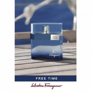 Salvatore Ferragamo F by Ferragamo Free Time, Apa de Toaleta Barbati, 100ml - Img 3