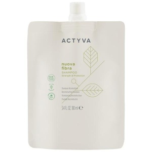 Sampon de Restructurare - Kemon Actyva Nuova Fibra Shampoo Pouch Bag, 100 ml