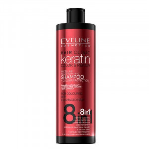 Sampon Keratin Colour Protection 8 in 1 Eveline Cosmetics, 400ml