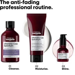 Sampon neutralizator pentru tonuri galbene L'Oréal Professionnel Serie Expert Vitamino Color Spectrum, 300 ml
