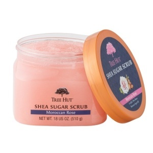 Scrub exfoliant pentru corp Shea Sugar, Moroccan Rose  Tree Hut, 510 g