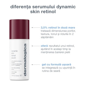 Ser antirid cu retinol Dermalogica Dynamic Skin, pentru fata, 30 ml