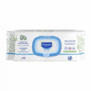 Servetele dermo-calmante pentru fata si corp, Mustela - Img 2