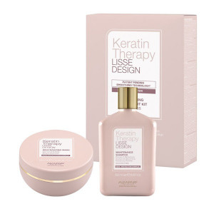 Set Alfaparf Lisse Design Keratin Therapy Maintenance, Sampon 250 ml + Masca 200 ml 
