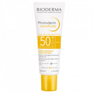 Crema protectie solara Photoderm Max Aquafluide SPF 50+, Bioderma, 40 ml.