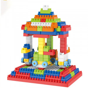 Set blocuri de construit STEM Toy Samll, 320 piese, Multicolor 1