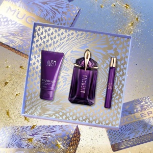 Set cadou Alien Thierry Mugler, Femei, Apa de Parfum, 60 ml + Lotiune de corp 50 ml + Apa de Parfum, 10 ml
