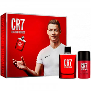 CR7, Barbati, Set: Eau de toilette 50 ml + Deodorant stick 75 g