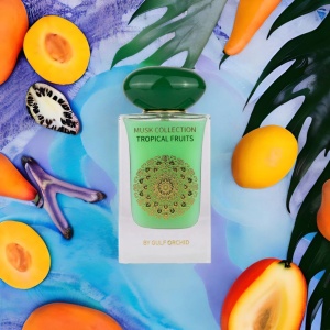 Set cadou Gulf Orchid Tropical Fruits, Unisex, Apa de Parfum, 60 ml + Spray de corp, 250 ml + Ulei concentrat, 12 ml