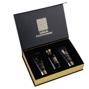 Set cadou Leather Riiffs, Barbati, Apa de Parfum 100ml + Gel De Dus 100ml + Lotiune de corp 100ml