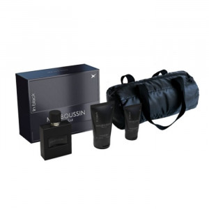 Set Cadou Mauboussin Pour Lui in Black, 100 ml Apa de Parfum + 100 ml Gel de dus + 50 ml After-Shave balsam + Geanta