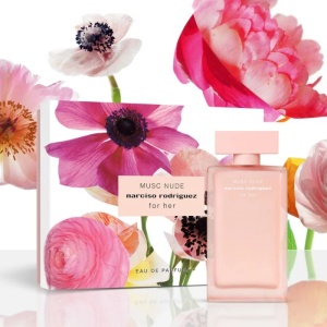 Set cadou Narciso Rodriguez Musc Nude, Apa de Parfum, Femei, 50 ml + Lotiune de corp, 50 ml