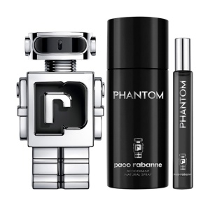 Set Cadou Paco Rabanne Phantom, Barbati, Apa de Toaleta 100 ml + Deodorant Spray 150 ml + mini Apa de Toaleta 10 ml