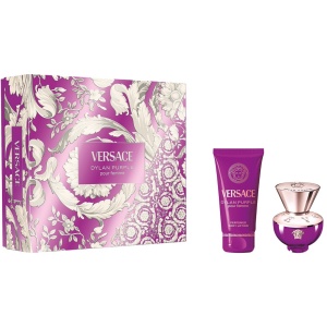 Set cadou Versace Dylan Purple, Femei, 30 ml Apa de Parfum, 50 ml Lotiune de Corp