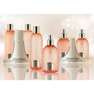 Set cadou Vivian Gray Neroli & Amber, Unisex, Sapun lichid, 300 ml + Crema de maini, 300 ml - Img 2
