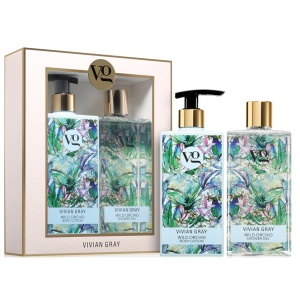 Set cadou Lotiune de corp Vivian Gray Wild Orhid 350 ml + Gel de dus Wild Orhid, 350 ml
