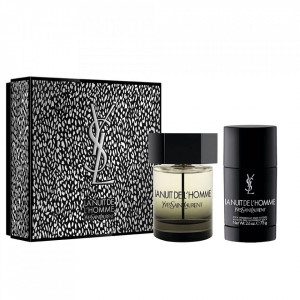 Set Yves Saint Laurent La Nuit de L'Homme, Barbati, 100 ml Apa de Toaleta + 75 ml deodorant stick