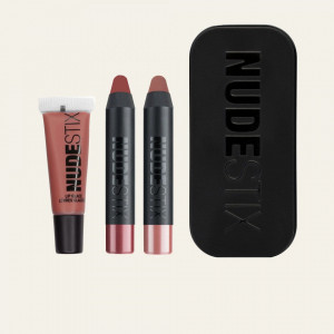 Nude + Sultry Lips Mini Kit Belle, Burgundy, Nude 04 2 Ml + 2.5 Ml