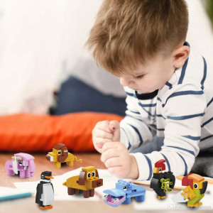 Set de construit 12 in 1 - Regatul Animalelor