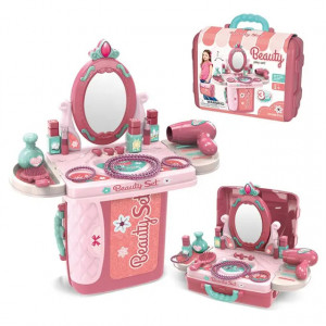 Set Frumusețe, Salonul de Frumusețe în Valiză plastic 3 în 1