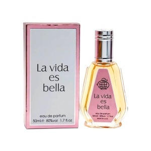Set Elysa – Parfum La Vida es Bella Fragrance World 50ml, Esarfa satinata lila
